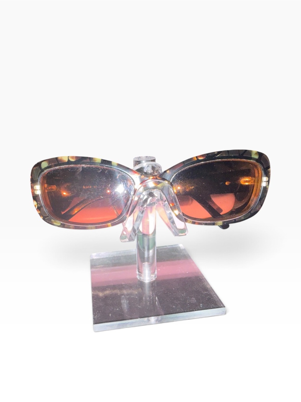 Readers Tortoiseshell Rectangular Sunglasses - Amber Lensesw/ case